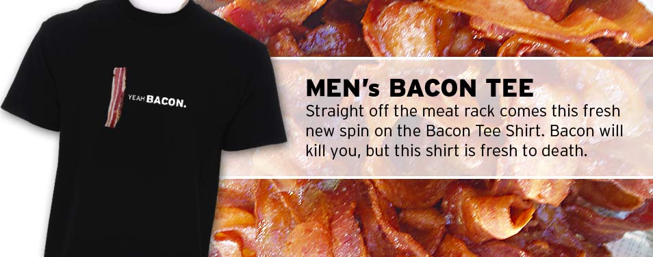 Men's Bacon Tee Shirt